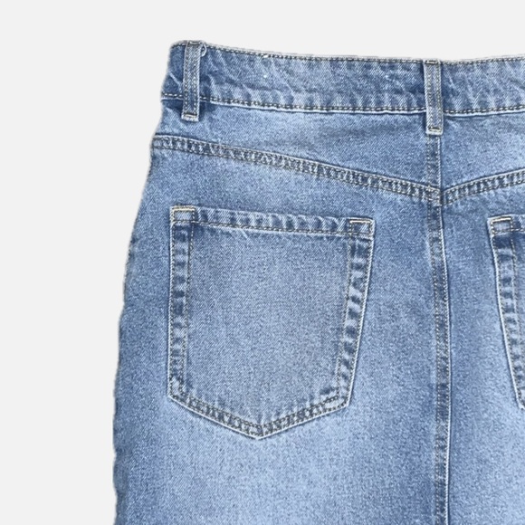 Long Denim Skirt - Picture 2 of 7